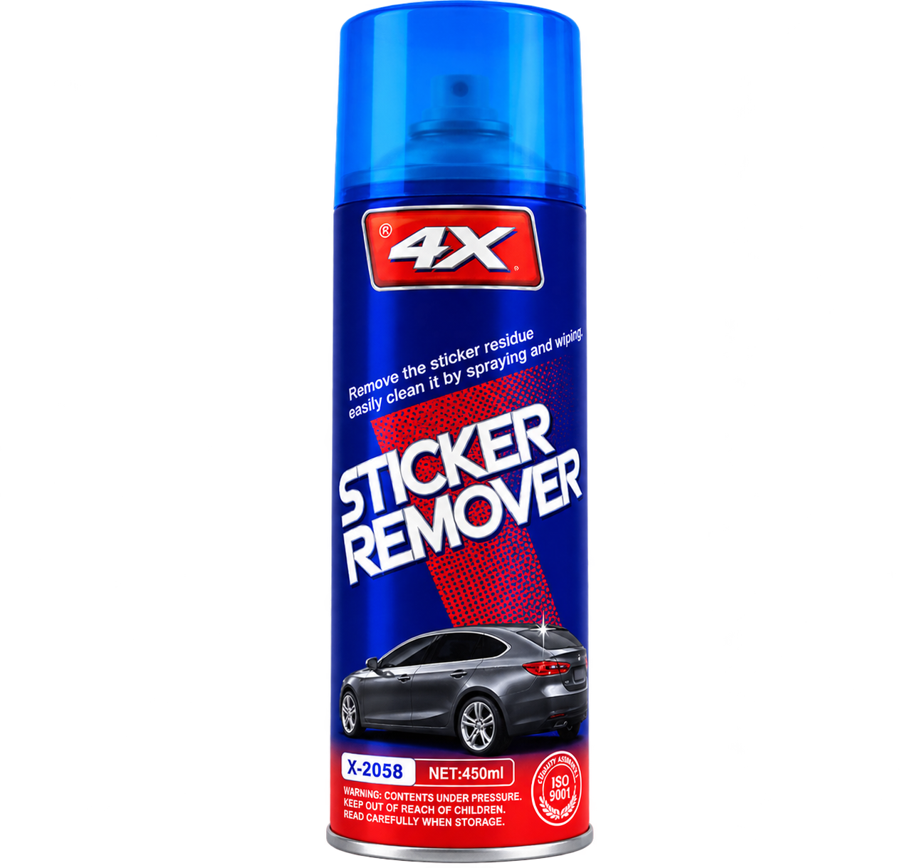 Removedor de adhesivos — 4X · Sticker Remover · X-2058 · 450 ml